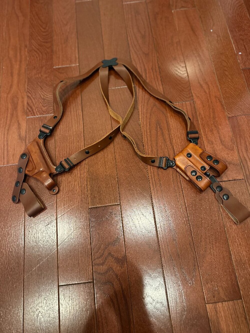 Galco 205 SCL20 Leather Holster Strap Belt Holder Ammo Magazine Pouch